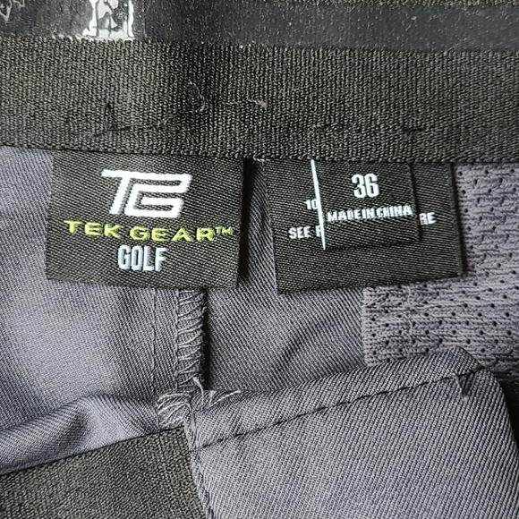Take Gear Gray Men's Golf Shorts - Picture 2 of 3